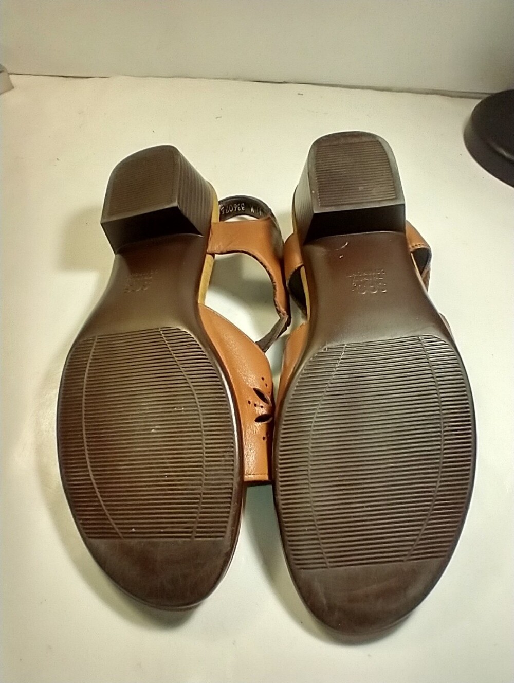 SAS Sunburst Tripad Comfort Chestnut Heel Strap Sandals Women's sz 11M. - Picture 9 of 10